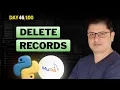 Python MySQL Record Delete Karna Itna Easy Ultimate CRUD Tutorial