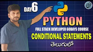 Day 06 Python Course in Telugu Conditional Statements Explained Cloud Computing Basics Telugu