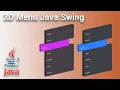 Java Swing - Custom Menu 3D Using Graphics 2D