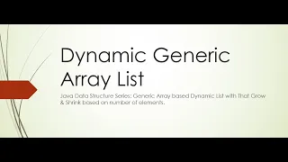 Data Structure Array List