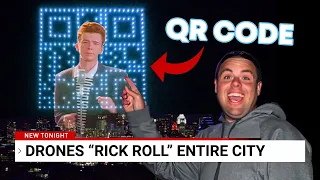 We RICK ROLLED The City of Austin TX With 600 Drones Drone QR Code Epic April Fools Prank