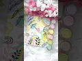 Pinterest inspired Boho art in pastel colors acrylic painting