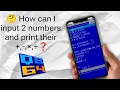 How can I input two numbers and print their add sub - multi and division in QBasic