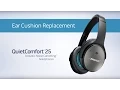 Bose QuietComfort 25 - Changing the Ear Cushions
