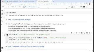 Selecting a Bootstrap Resample with sample in R