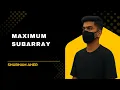 Maximum Subarray Problem Explained Kadane s Algorithm Top DSA Interview Question in
