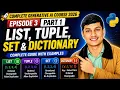 Complete Generative AI Course 2026 Episode 3 Part 1 List Tuple Set Dictionary
