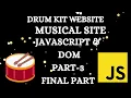 Rock Your World with JavaScript Drum Kit Part 3 Keyboard Keys for Drum Kit Music