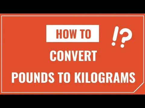 Download MP3 How to Convert Pounds to Kilograms