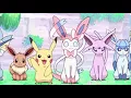 Pokemon All Evee s Evolution gif
