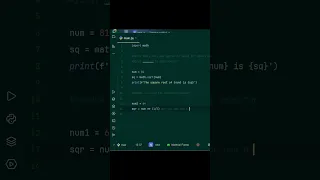 Python NumPy Find Square Root in 60s