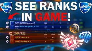 How to see opponent s RANKS in ROCKET LEAGUE