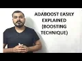 What is AdaBoost BOOSTING TECHNIQUES