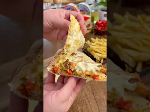 ⁨ ⁨ فاخيطاس بالدجاج 😍 وصفة سهلة ولذيذة! #food #اكسبلور