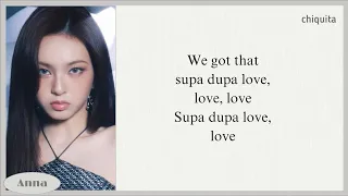 BABYMONSTER SUPA DUPA LOVE Karaoke With Lyrics 