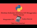 cara membuat kalkulator python sederhana gui tkinter