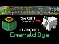 Emerald Dye Dyes Hypixel Skyblock