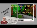 How to scroll fullscreen EGA-like graphics using Basic on the C128 Much easier than on the C64