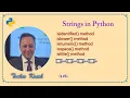 isidentifier islower isnumeric ispace istitle methods in Python Strings for CBSE