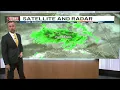 Cooler cloudier and wetter weather building into Alaska