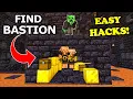 How to EASILY Find Bastions How to Find Bastion in Minecraft Minecraft Bedrock and Java