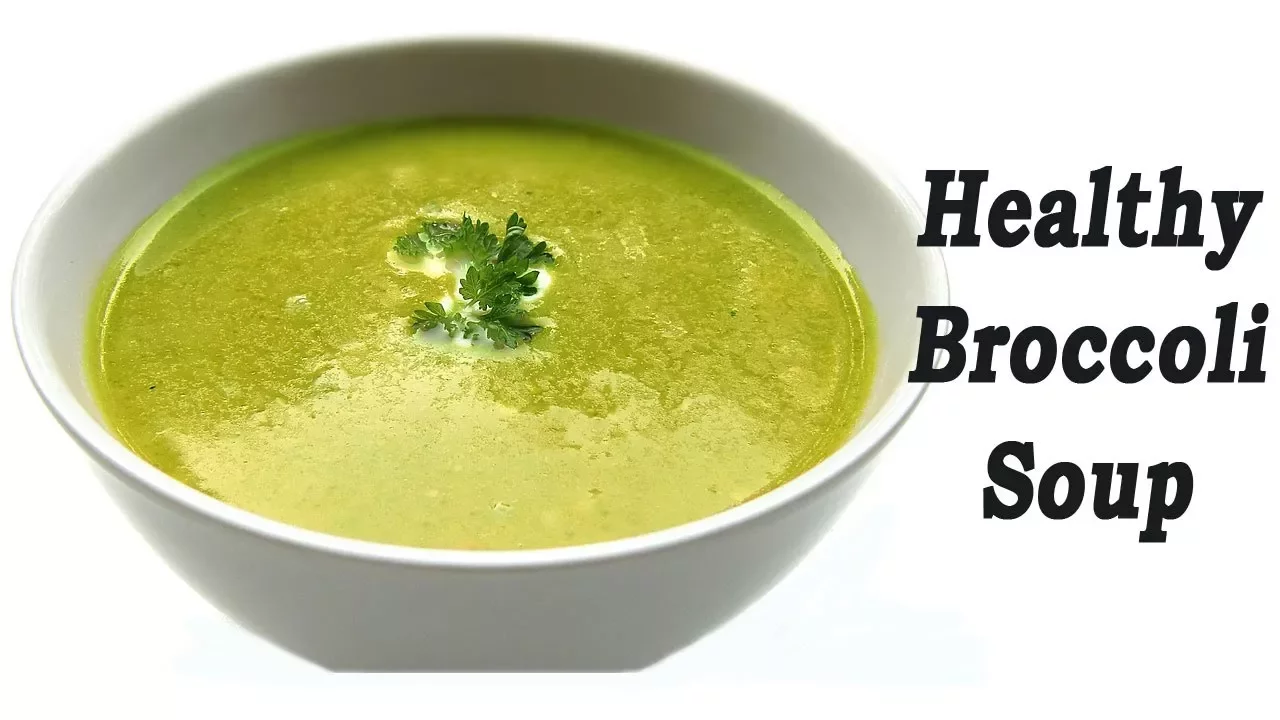 How to make Broccoli soup   Broccoli & Garlic Soup   A Healthy Soup Recipe  