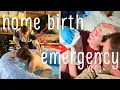NATURAL HOME BIRTH VLOG 26 Hour Labour Emergency Hospital Delivery