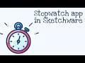 Stopwatch app in Sketchware