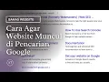 Download Lagu Cara Agar Website Muncul di Pencarian Google - DAFTAR GOOGLE SEARCH CONSOLE