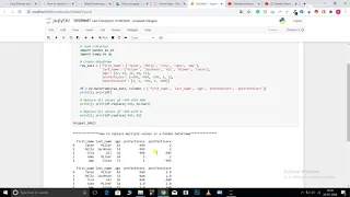 Replace Multiple Values in a Pandas dataframe
