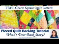 Choosing Quilt Backing Fabric Do This First
