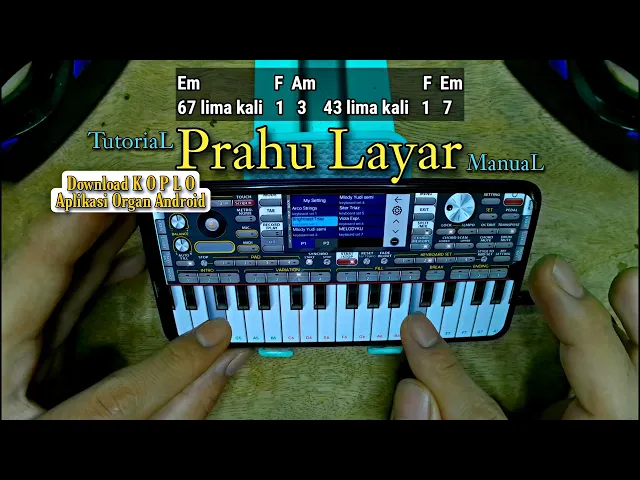 Download MP3 Tutorial Lagu MUDAH Untuk Pemula • PERAHU LAYAR Manual ORG