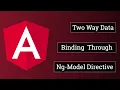 Two way databinding in AngularJS Angular 6 Basic Two way data binding with ngModel