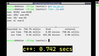 C vs Free Pascal simple speed comparison