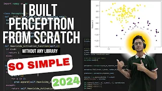 Building a Perceptron From Scratch - Beginner Friendly Neural Network Tutorial Neural Networks