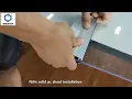 how to install solid polycarbonate sheet