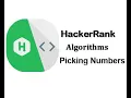Picking Numbers HackerRank Solution in Java Picking Numbers Solution HackerRank