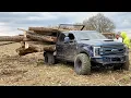 EXTREME LOGGING with the AnyLevel F350 10TON HAUL