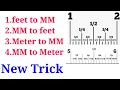 How to Convert Feet to MM MM to Meter MM to Meter Meter to Feet Feet to MM