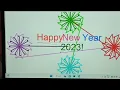 wishing Happy New year 2023 in python turtle