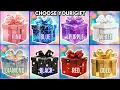 Download Lagu CHOOSE YOUR GIFT 🎁😍😭 8 PERFECT GIFT BOX CHALLENGE ❤️