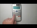 How to store recall and delete variables using Casio FX-115ES Plus