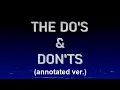 Annotations You The Do s and Don ts The Annotated Tutorial