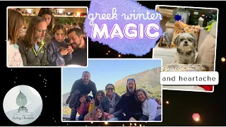 Christmas in Greece With Our Winter Family…and Our Emotional Farewell to Zoë 💔🇬🇷