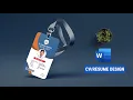How to Create Student ID Card in MS Word I School Identity Card Free ID Template