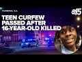 Florence enacts teen curfew after deadly shooting to boost youth safety