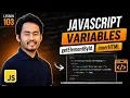 JavaScript Lesson 103 - Beginner Javascript Variables getElementById innerHTML