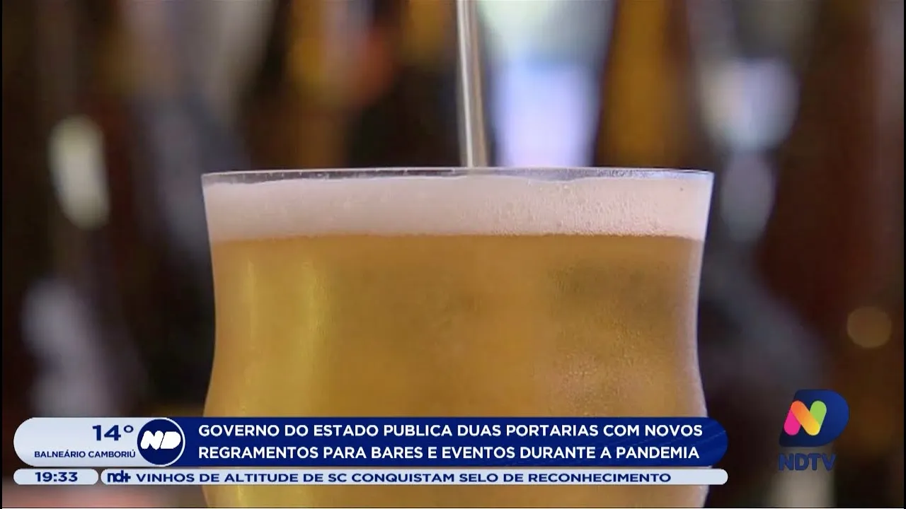 Governo do Estado publica duas portarias com novos regulamentos para bares e eventos