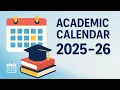 Academic Calendar 2025-26