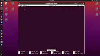 How to write a python coding in ubuntu terminal